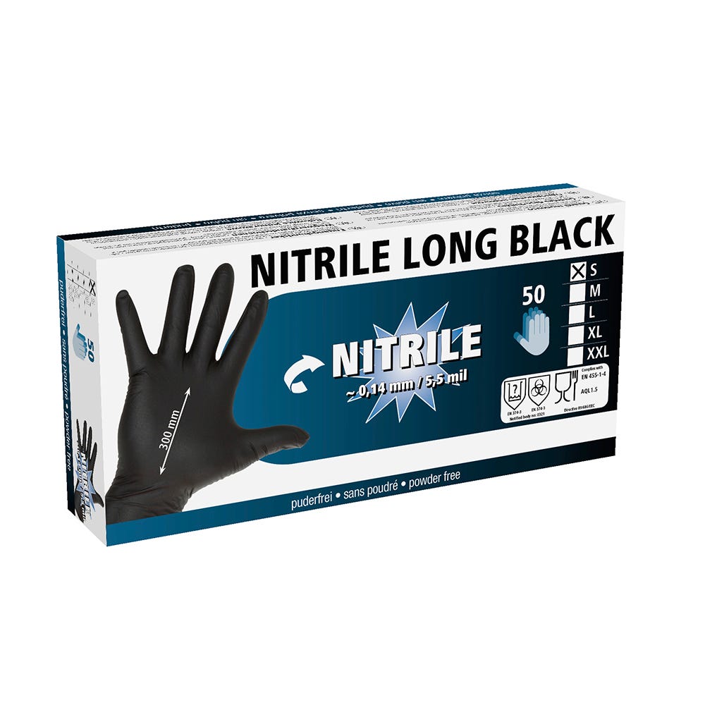 All-Purpose Glove Nitrile - Black image 1