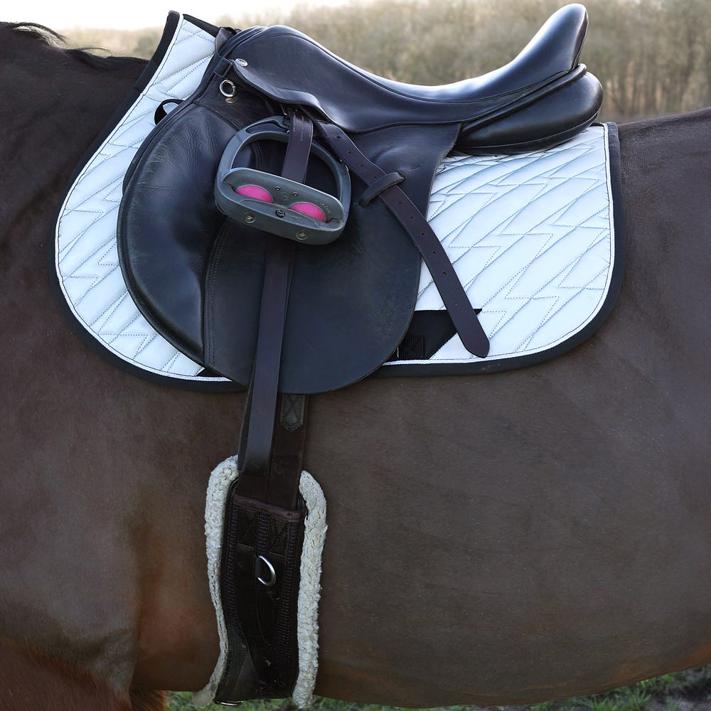 Silva Flash Reflective Saddle Pad by Hy Equestrian image 4