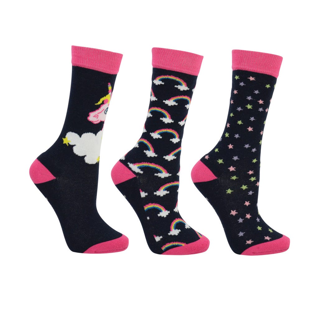 Little Unicorn Socks by Little Rider (Pack of 3) image 1