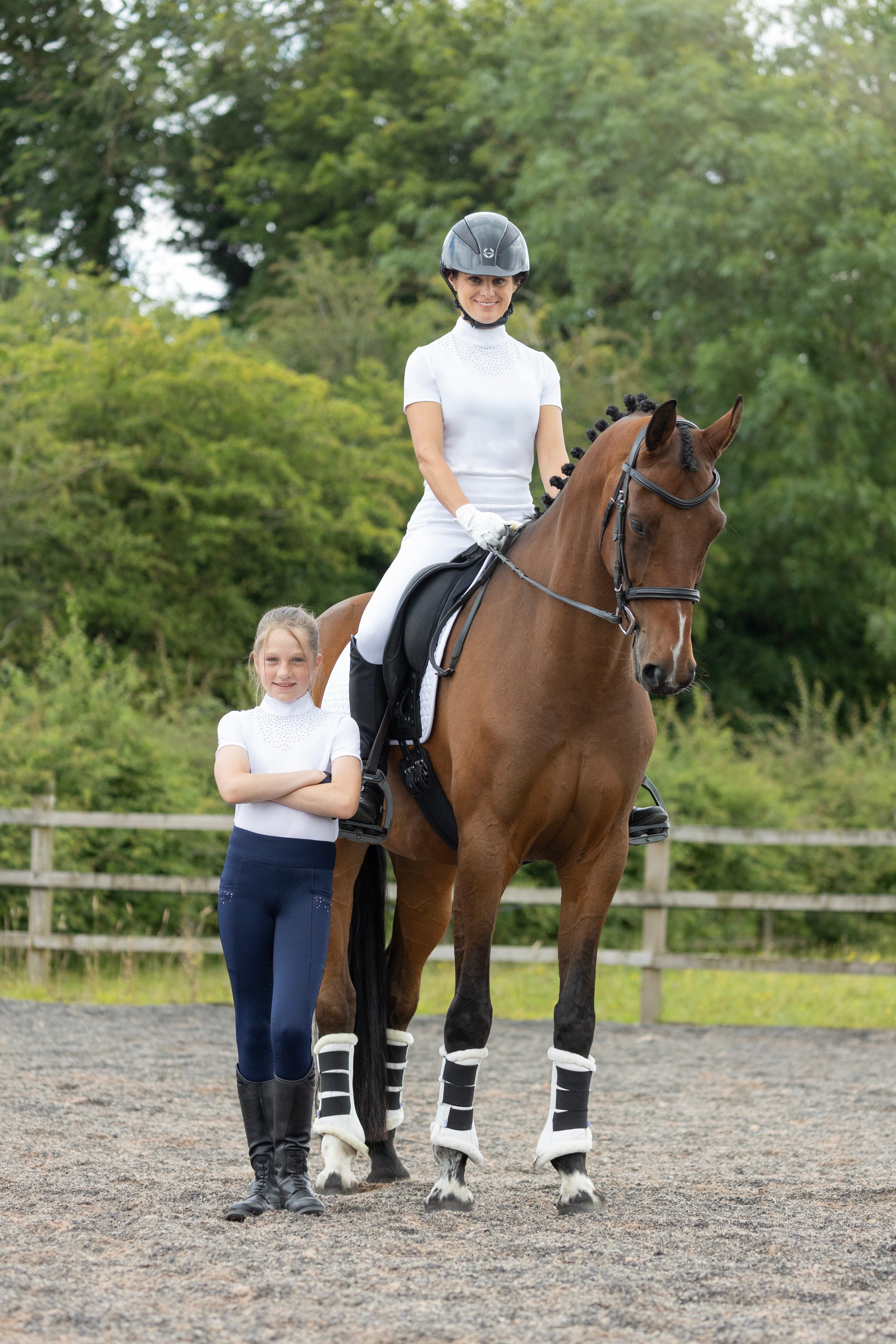 Hy Equestrian Children&#039;s Roka Regal Show Shirt image 6