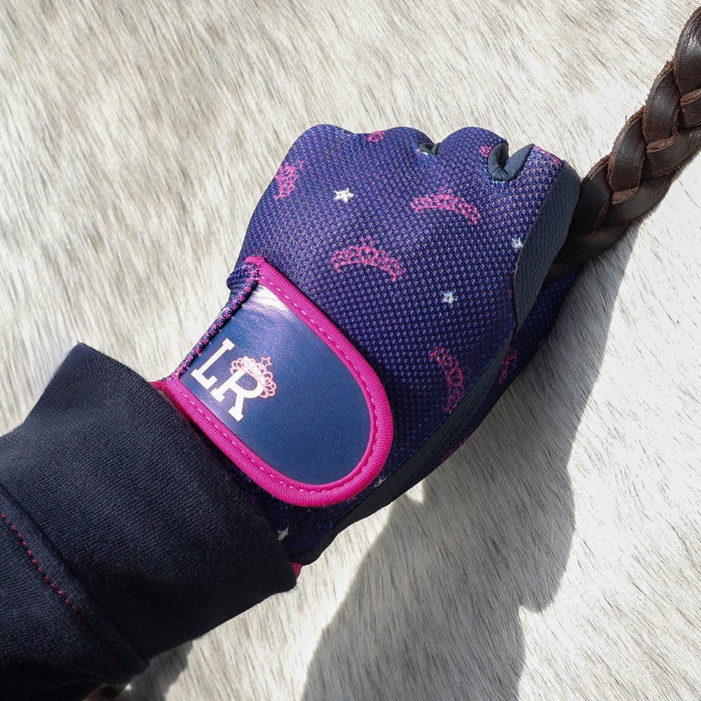 Sabina Children&#039;s Mesh Riding Gloves by Little Rider image 4