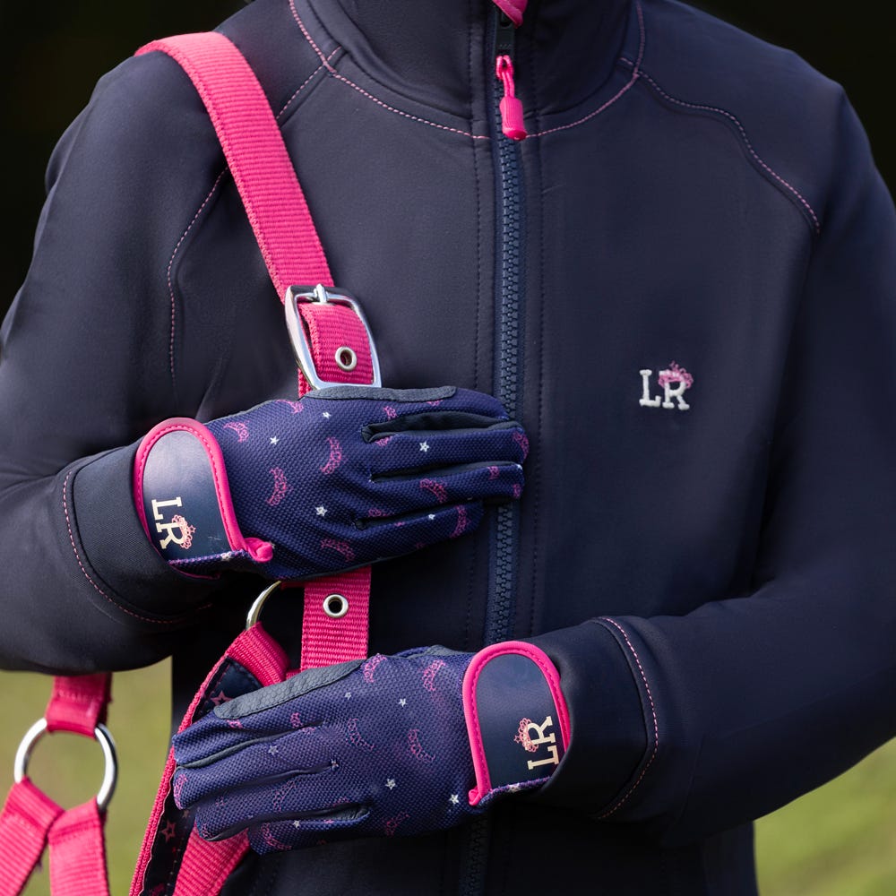 Sabina Children&#039;s Mesh Riding Gloves by Little Rider image 3