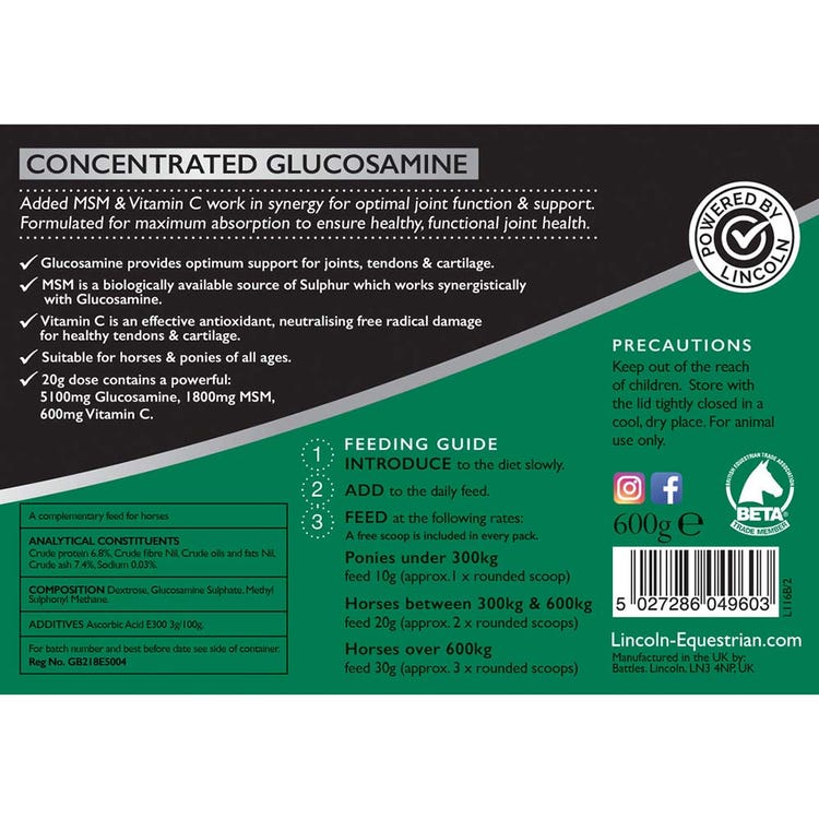 Lincoln Glucosamine Premier Concentrate image 2