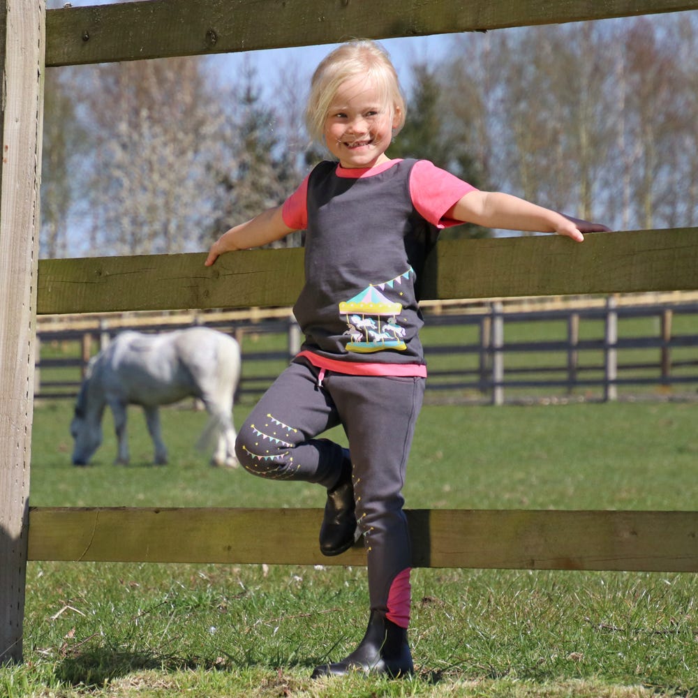 Merry Go Round Pull On Jodhpurs by Little Rider image 2