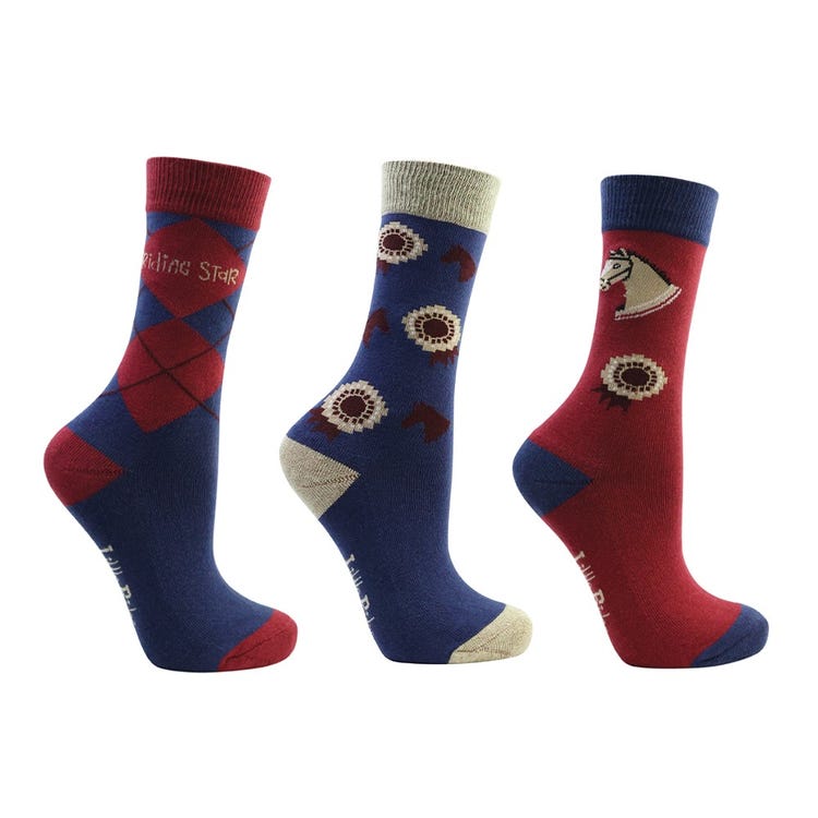 Riding Star Collection Socks (Pack of 3) image 1