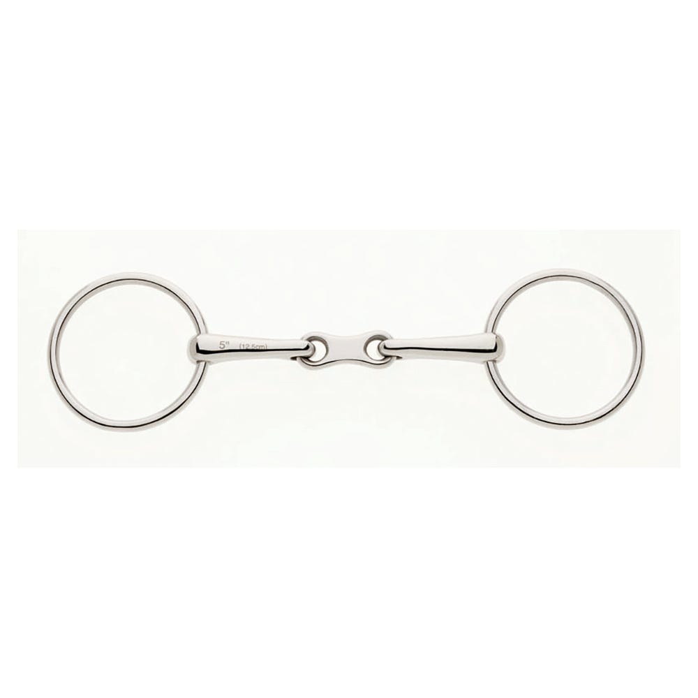 Thin French Link Loose Ring Snaffle image 1