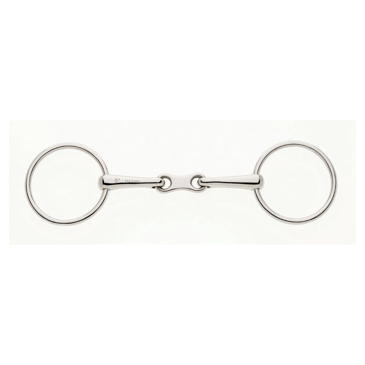 Thin French Link Loose Ring Snaffle image 1