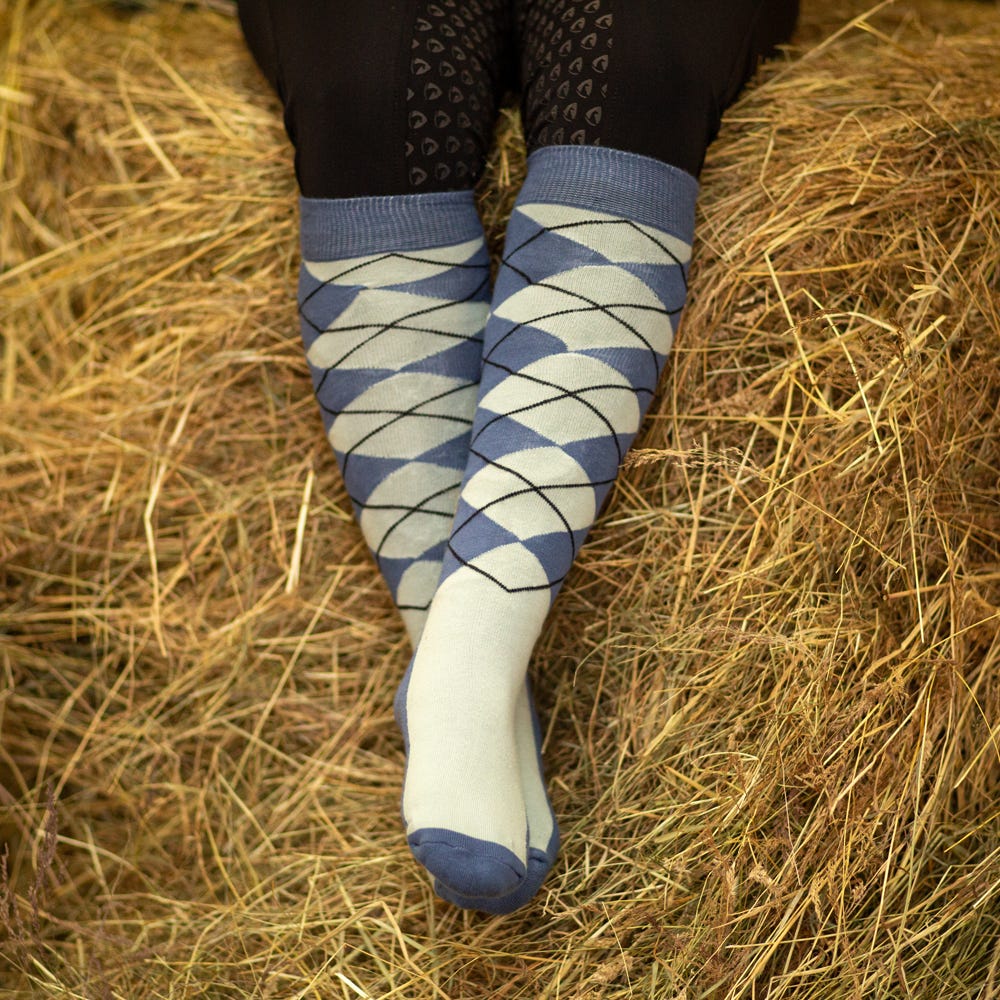 Hy Equestrian Synergy Argyle Socks (Pack of 3) image 2