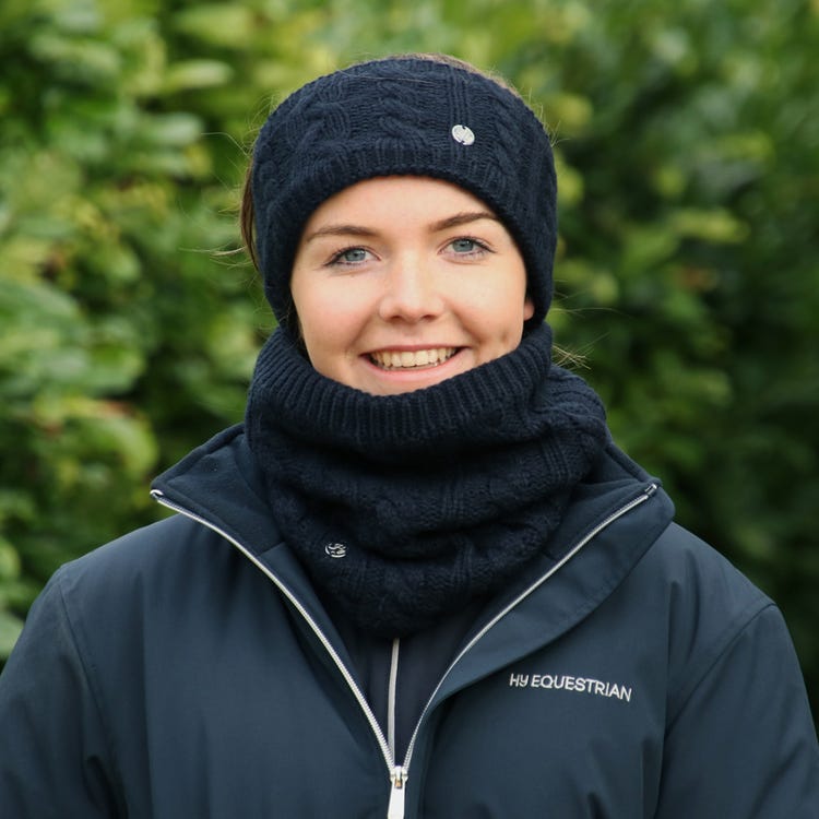 Hy Equestrian Melrose Cable Knit Snood image 1