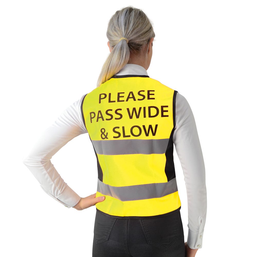 HyVIZ Waistcoat - Please Pass Wide &amp; Slow by Hy Equestrian  image 4