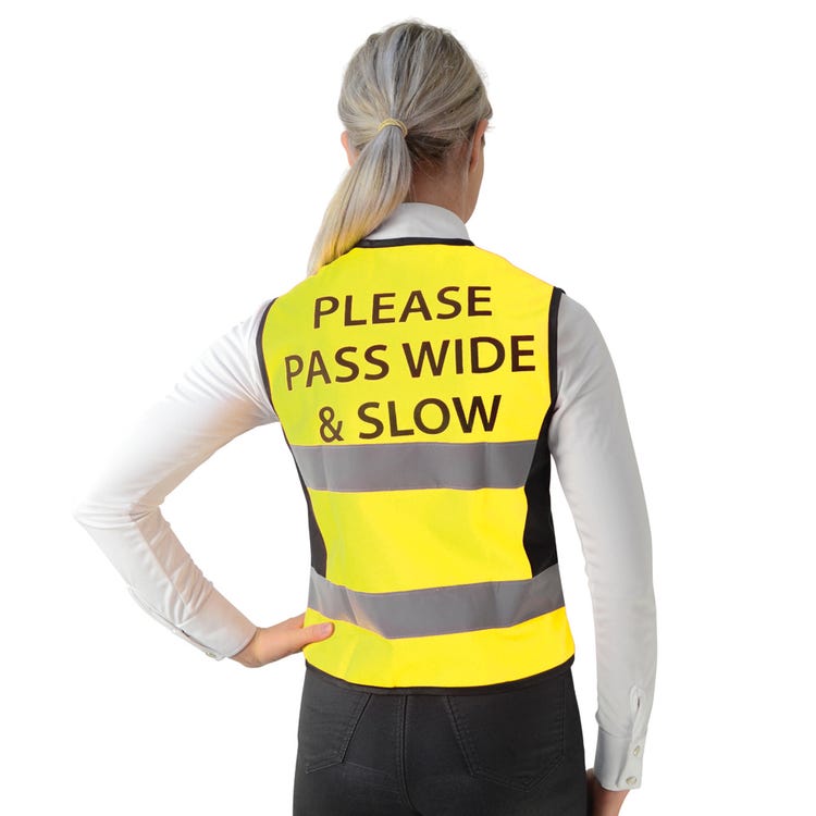 HyVIZ Waistcoat - Please Pass Wide &amp; Slow by Hy Equestrian  image 4