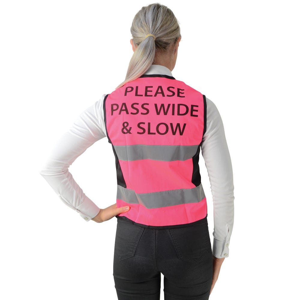 HyVIZ Waistcoat - Please Pass Wide &amp; Slow by Hy Equestrian  image 6