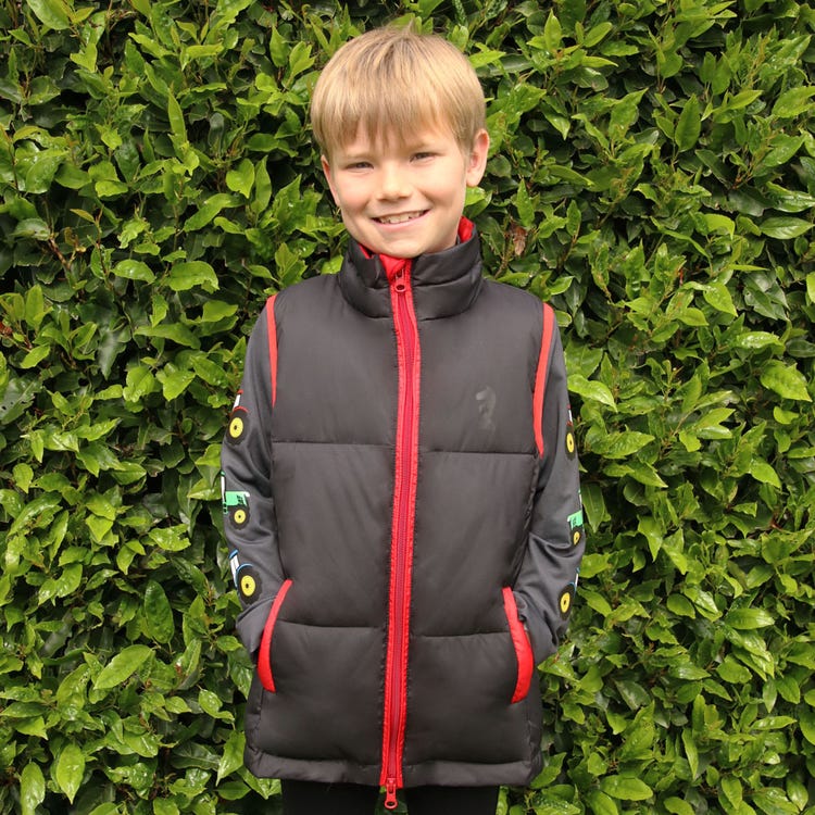 Tractor Collection Padded Gilet by Little Knight image 3