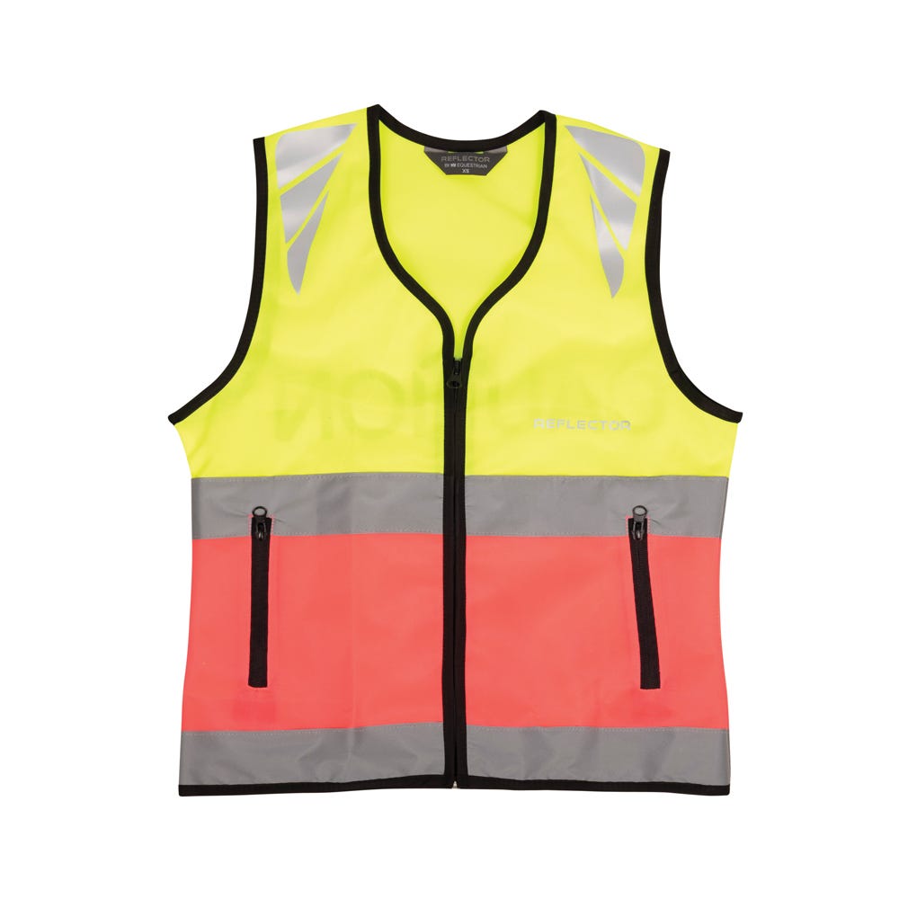 Reflector Two Tone Warning Tabard by Hy Equestrian - Caution Slow image 1