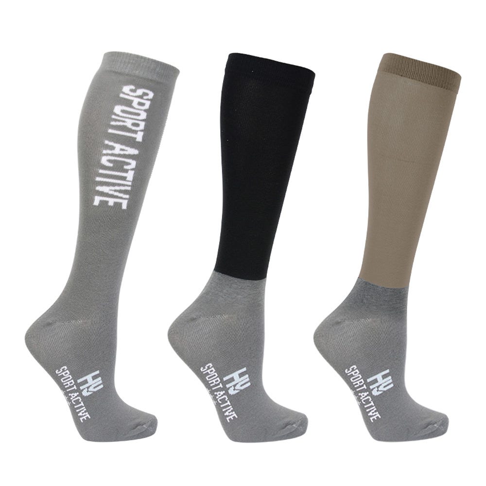 Hy Sport Active Riding Socks (Pack of 3) image 7