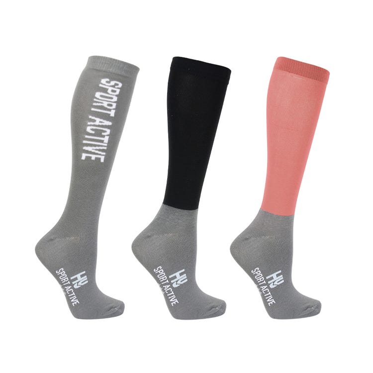 Hy Sport Active Riding Socks (Pack of 3) image 3