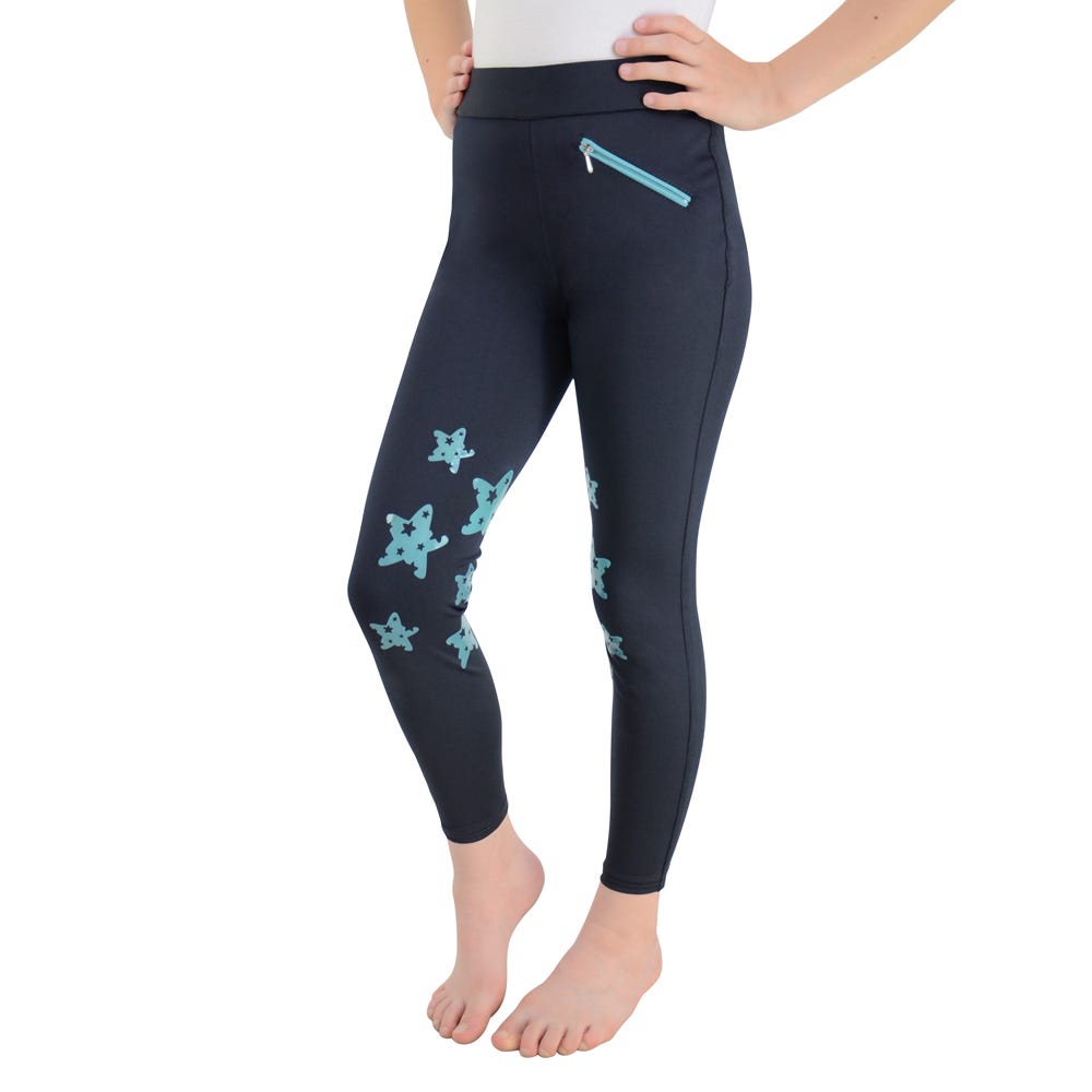 Hy Equestrian Theodora Children&#039;s Riding Tights image 1