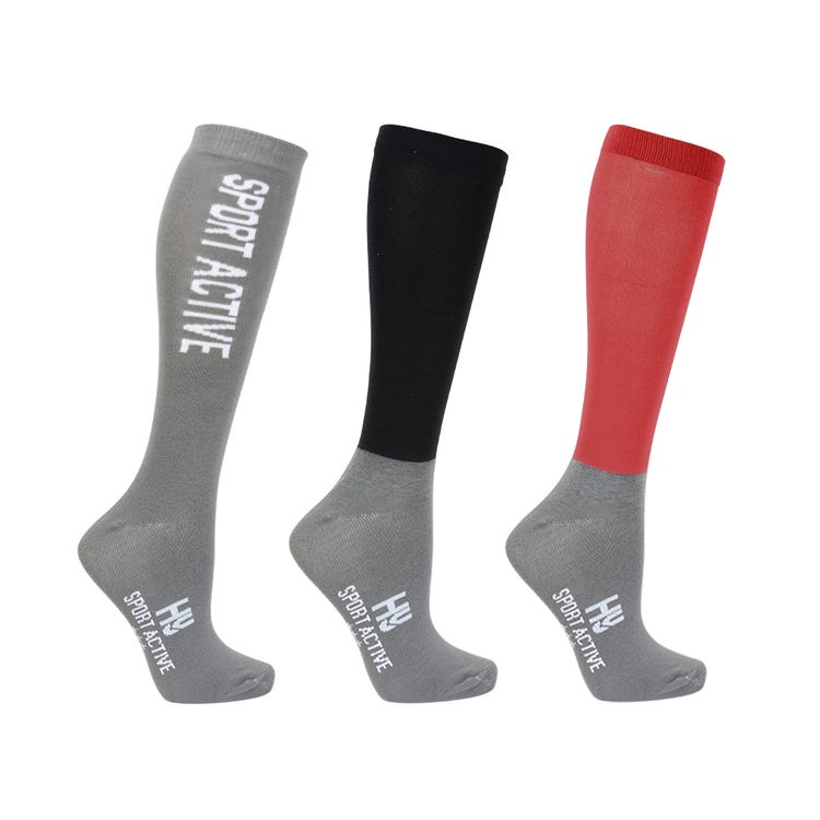 Hy Sport Active Riding Socks (Pack of 3) image 4