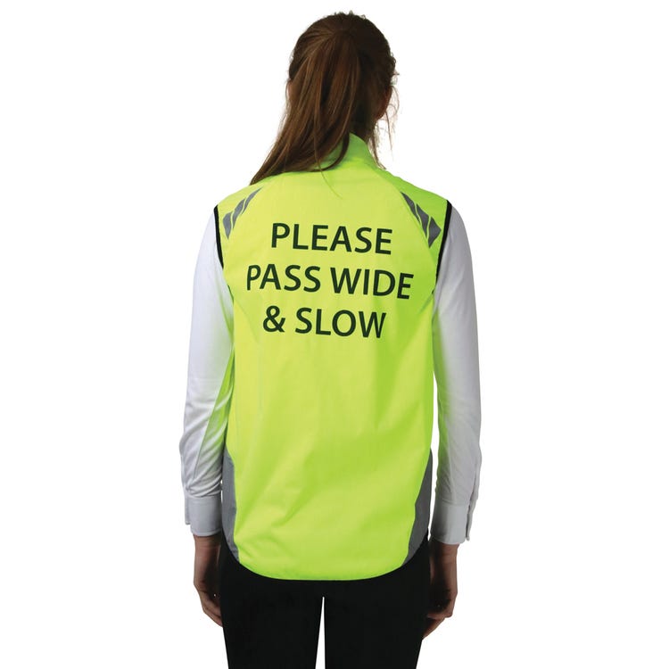 Reflector Gilet by Hy Equestrian - Pass Wide and Slow image 4