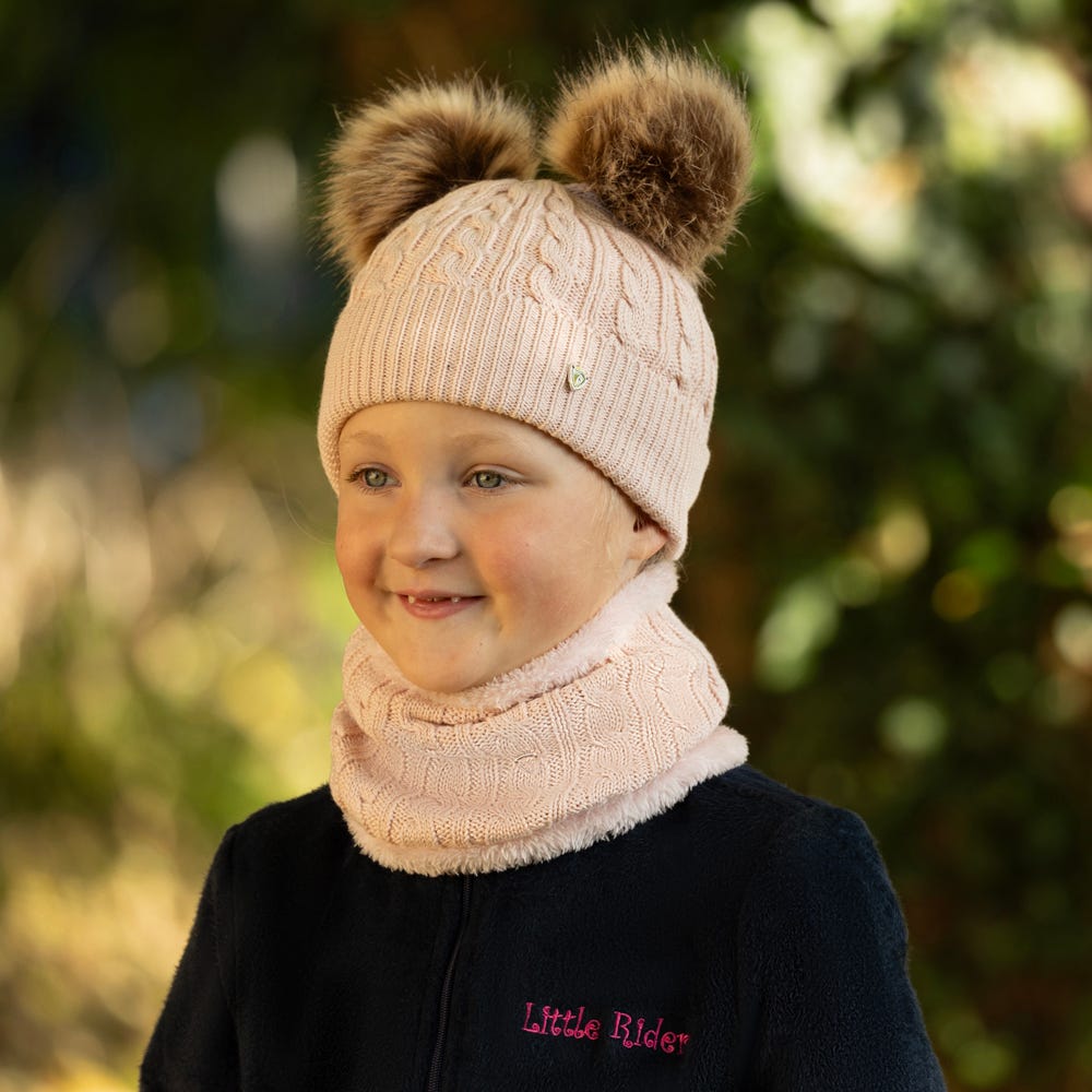 Hy Equestrian Morzine Children&#039;s Hat and Snood Bundle Deal image 9