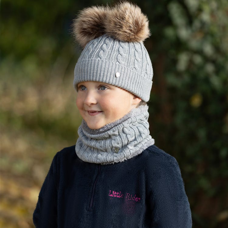 Hy Equestrian Morzine Children&#039;s Hat and Snood Bundle Deal image 8