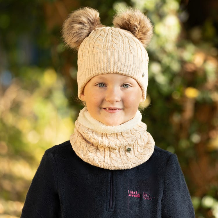 Hy Equestrian Morzine Children&#039;s Hat and Snood Bundle Deal image 7