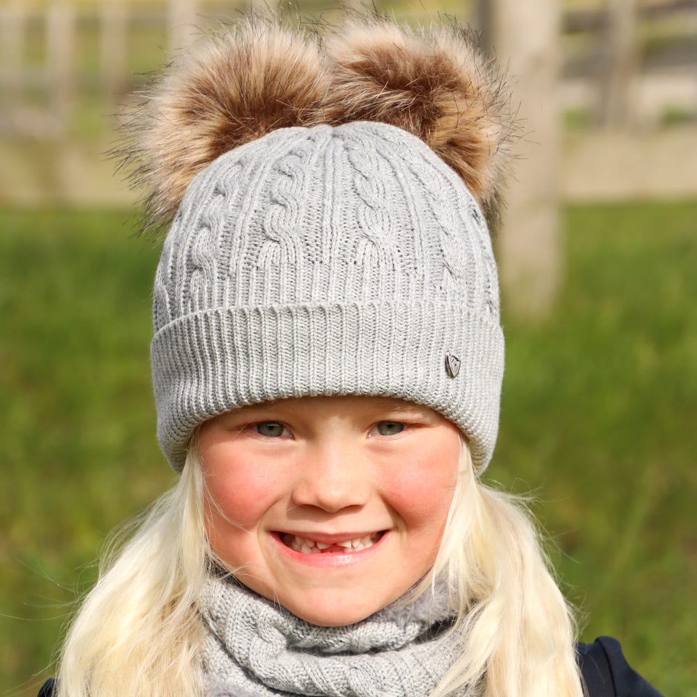 Hy Equestrian Morzine Children&#039;s Hat and Snood Bundle Deal image 4