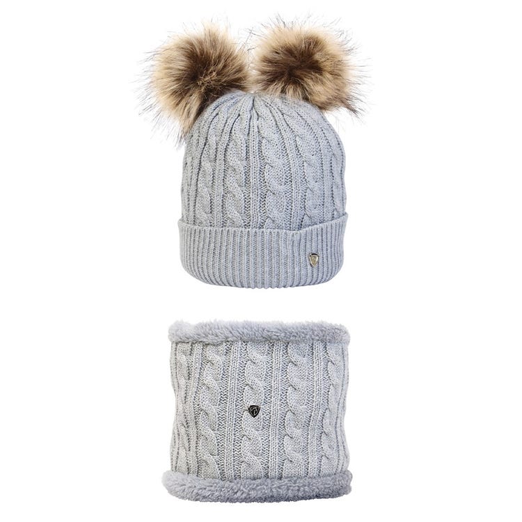 Hy Equestrian Morzine Children&#039;s Hat and Snood Bundle Deal image 1