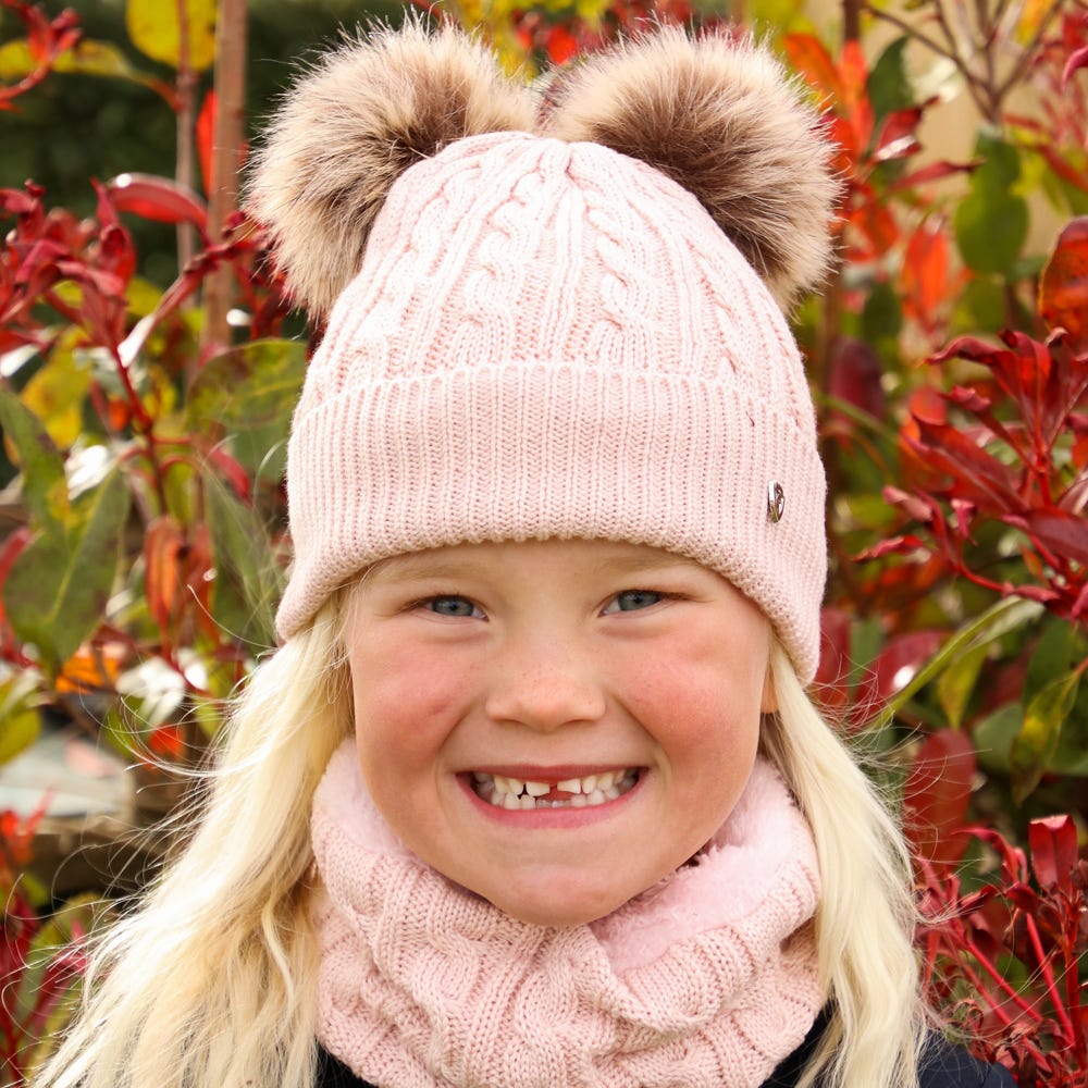 Hy Equestrian Morzine Children&#039;s Hat and Snood Bundle Deal image 10