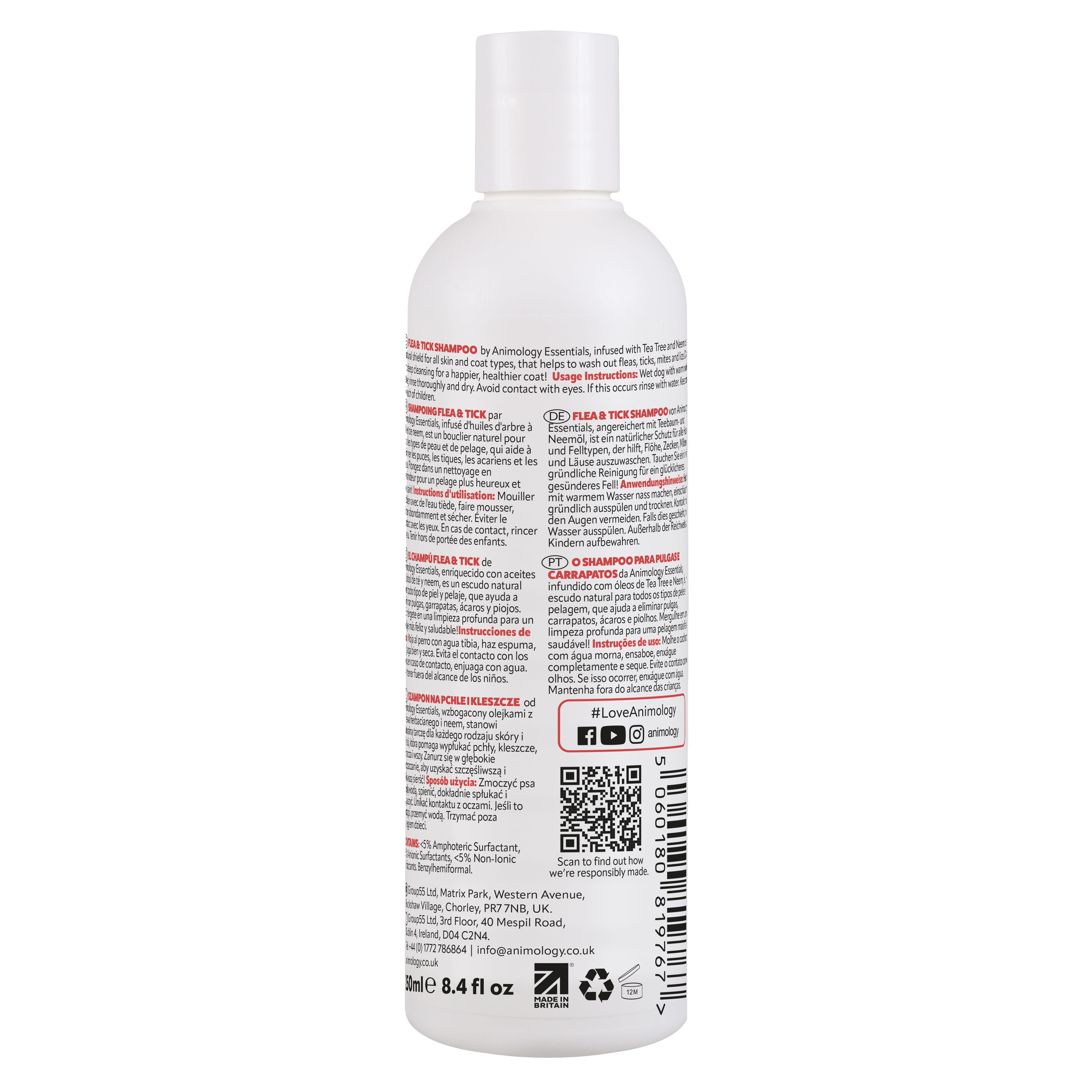 Animology Essentials Flea &amp; Tick Shampoo image 2