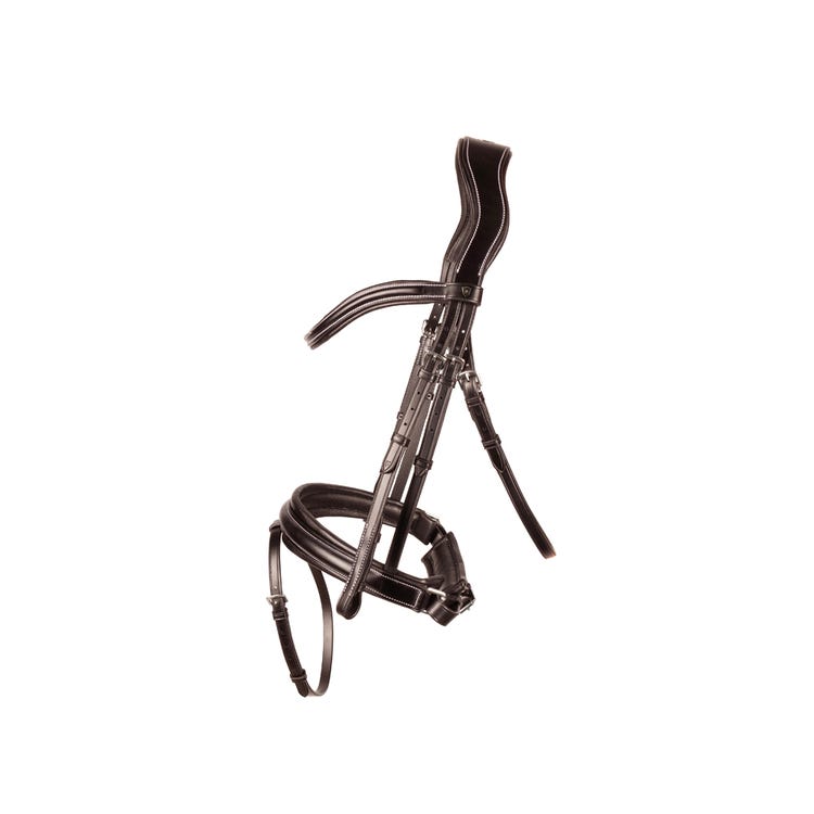 ProPresicce Pelle Crank Leather Bridle by Hy Equestrian image 2