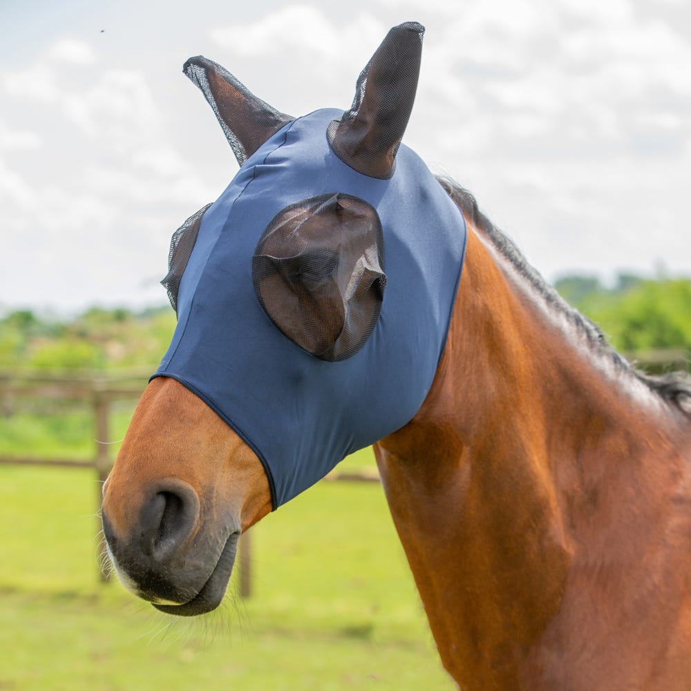 Hy Equestrian Lycra Flex Fly Mask image 2