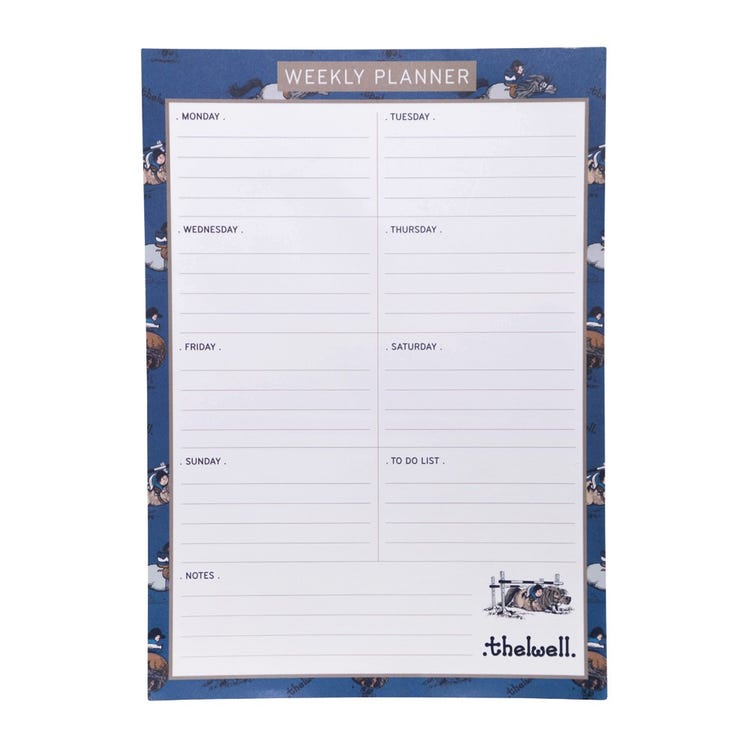 Hy Equestrian Thelwell Collection A4 Weekly Planner image 1