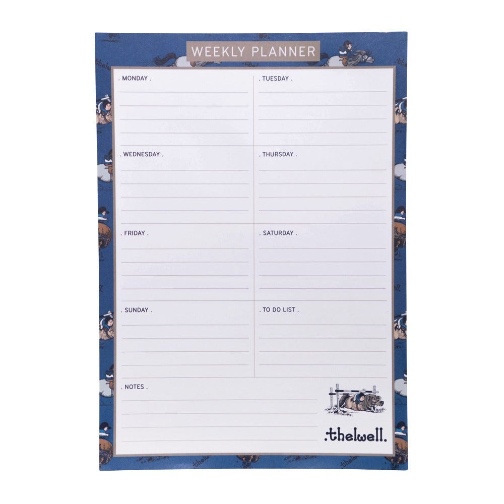 Hy Equestrian Thelwell Collection A4 Weekly Planner image 3