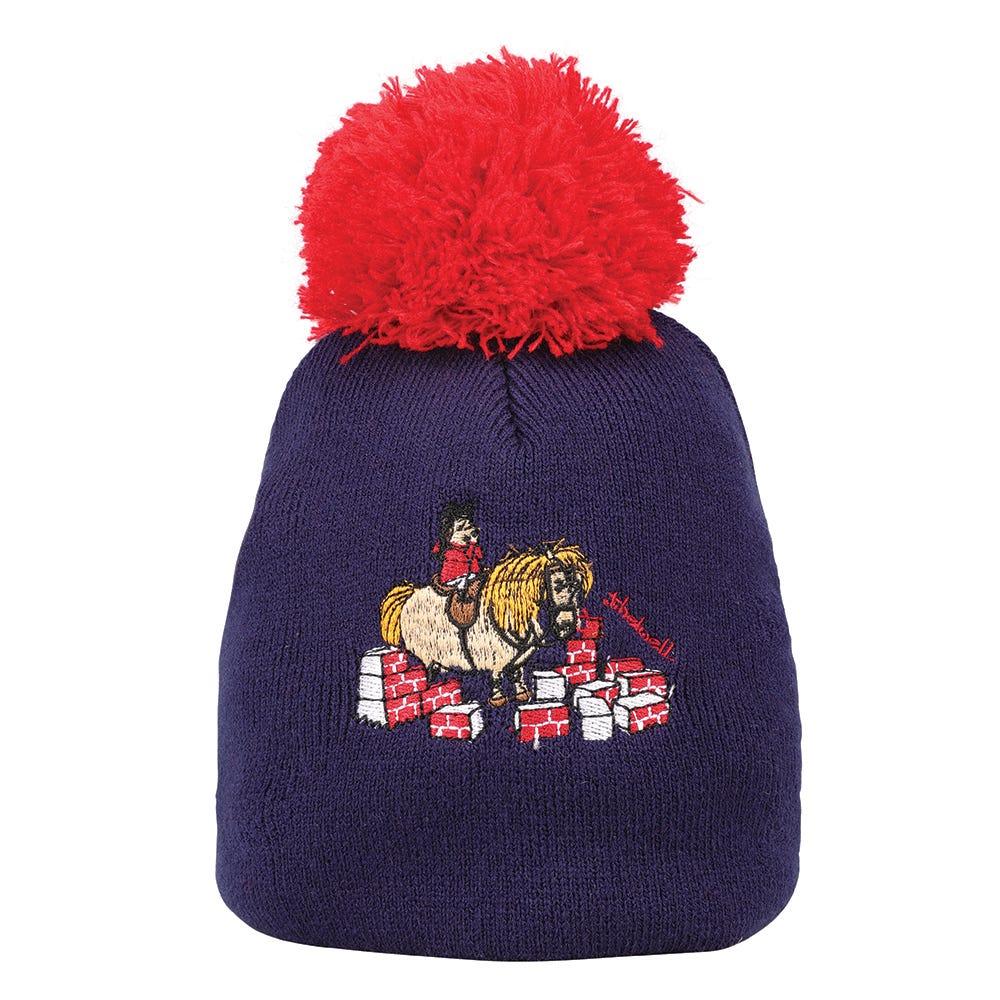 Hy Equestrian Thelwell Collection Practice Makes Perfect Bobble Hat image 1