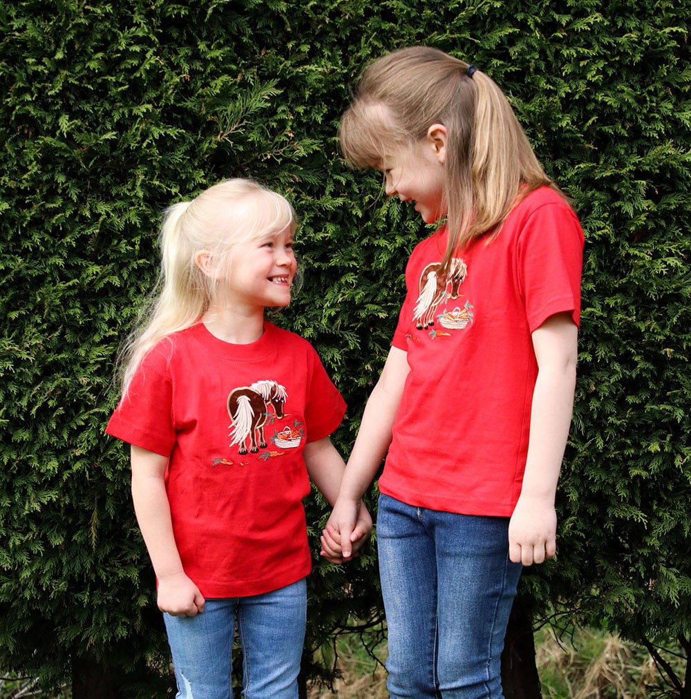 British Country Collection Carrot Pony Childrens T-Shirt image 4