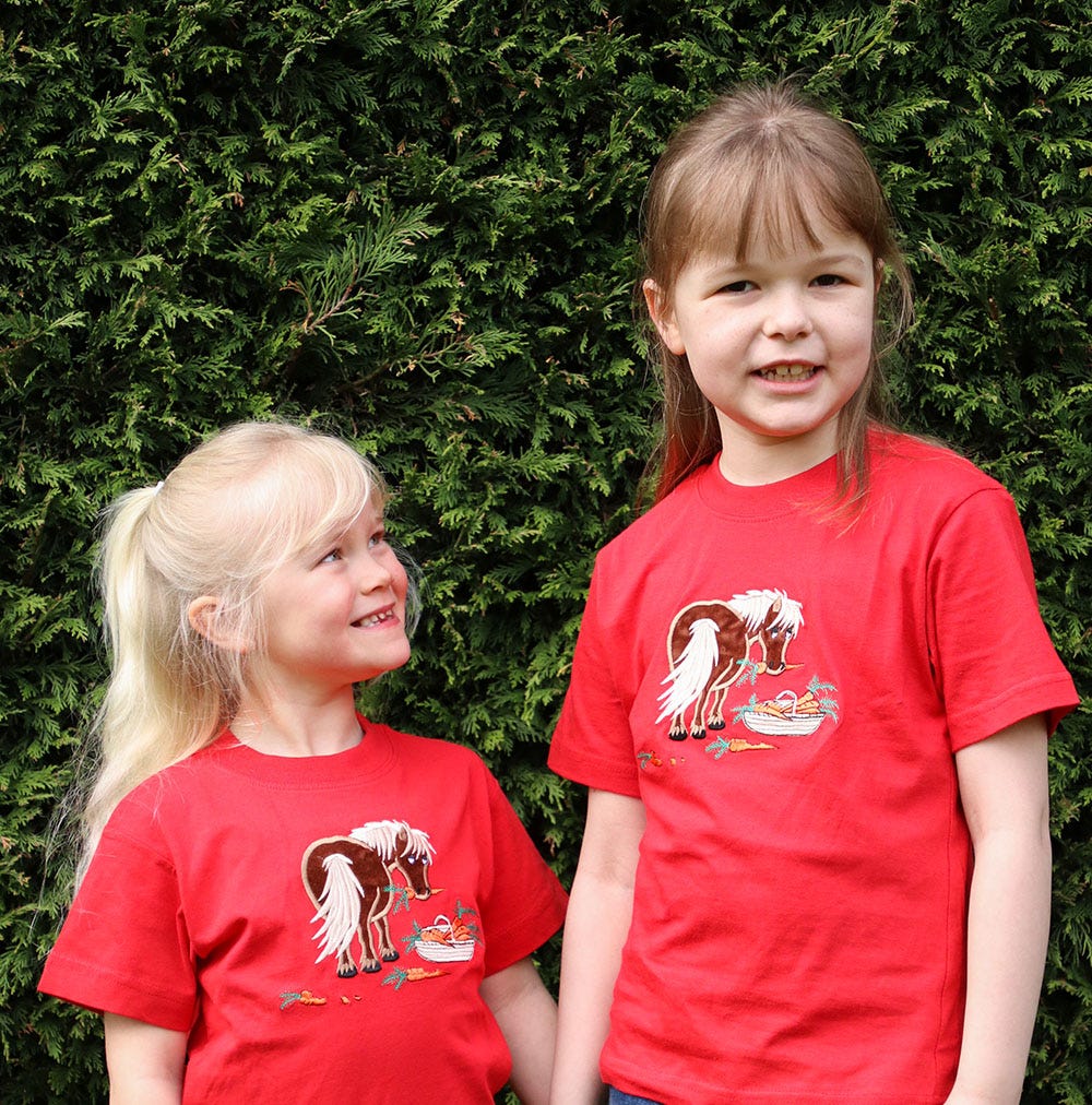 British Country Collection Carrot Pony Childrens T-Shirt image 5