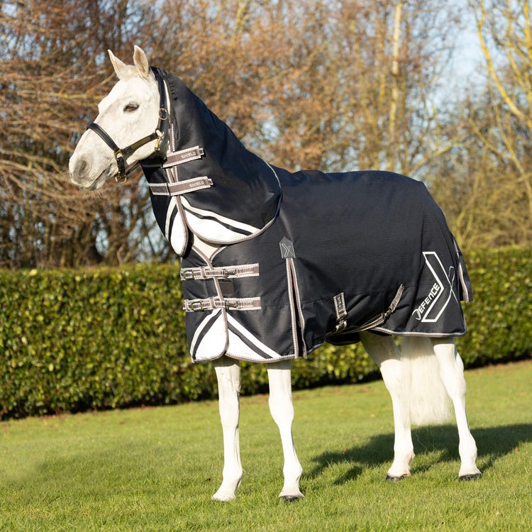 DefenceX Shield 50g Turnout Rug with Detachable Neck image 1