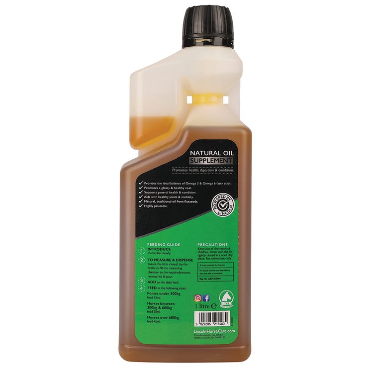 Lincoln Horse Care Pure Linseed Oil image 2