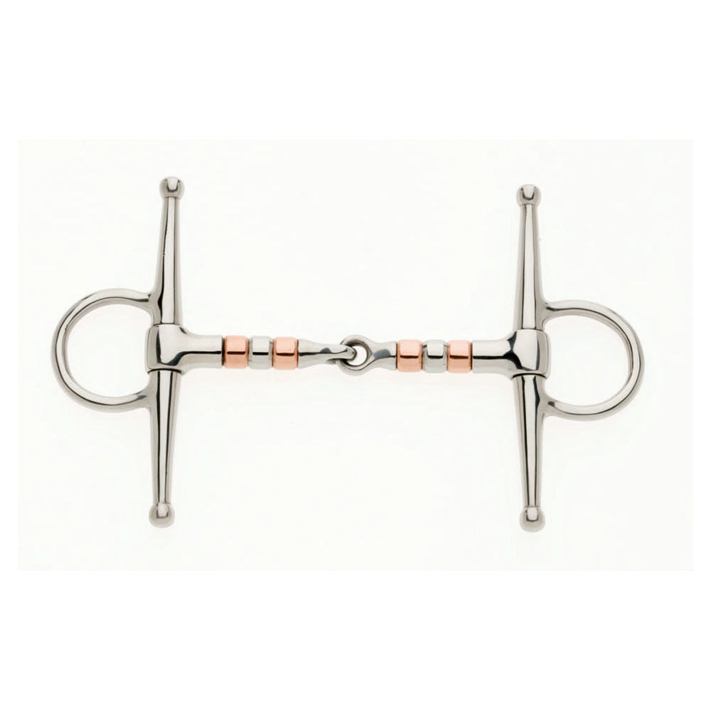 Copper Roller Full Cheek Jointed Snaffle image 1