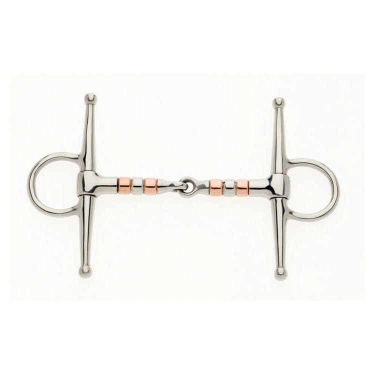 Copper Roller Full Cheek Jointed Snaffle image 1