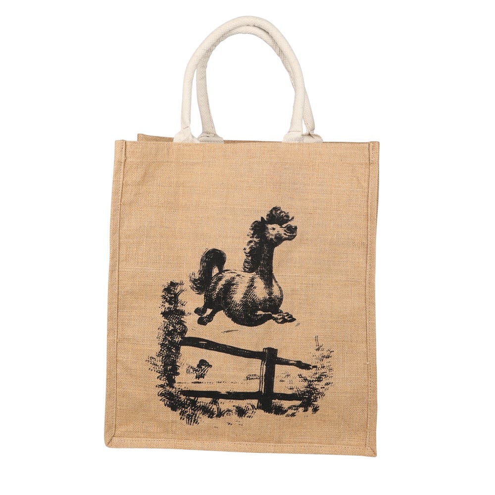 Hy Equestrian Thelwell Collection Hessian Bag image 1