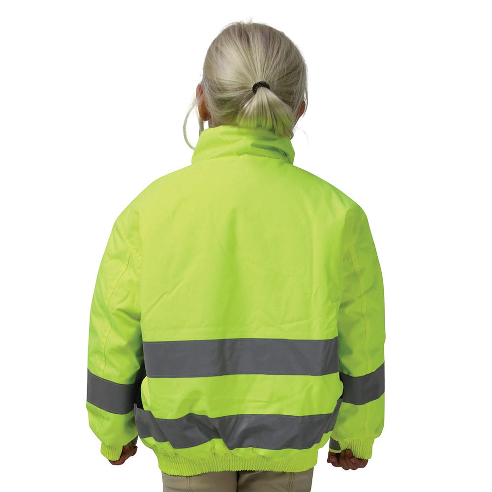 HyVIZ Reflective Waterproof Children&#039;s Blouson by Hy Equestrian  image 2