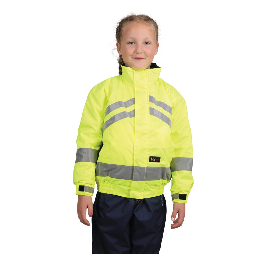 HyVIZ Reflective Waterproof Children&#039;s Blouson by Hy Equestrian  image 1