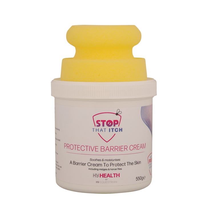 HyHEALTH STOP THAT ITCH! Protective Barrier Cream with Circular Sponge by Hy Equestrian image 1