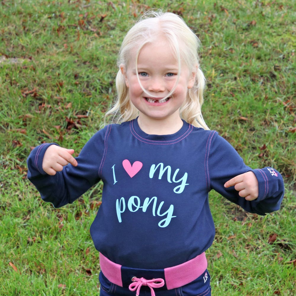 I Love My Pony Collection Long Sleeve T-Shirt by Little Rider image 3