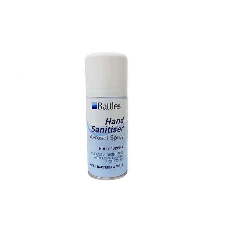 Battles Hand Sanitiser Aerosol Spray image 1