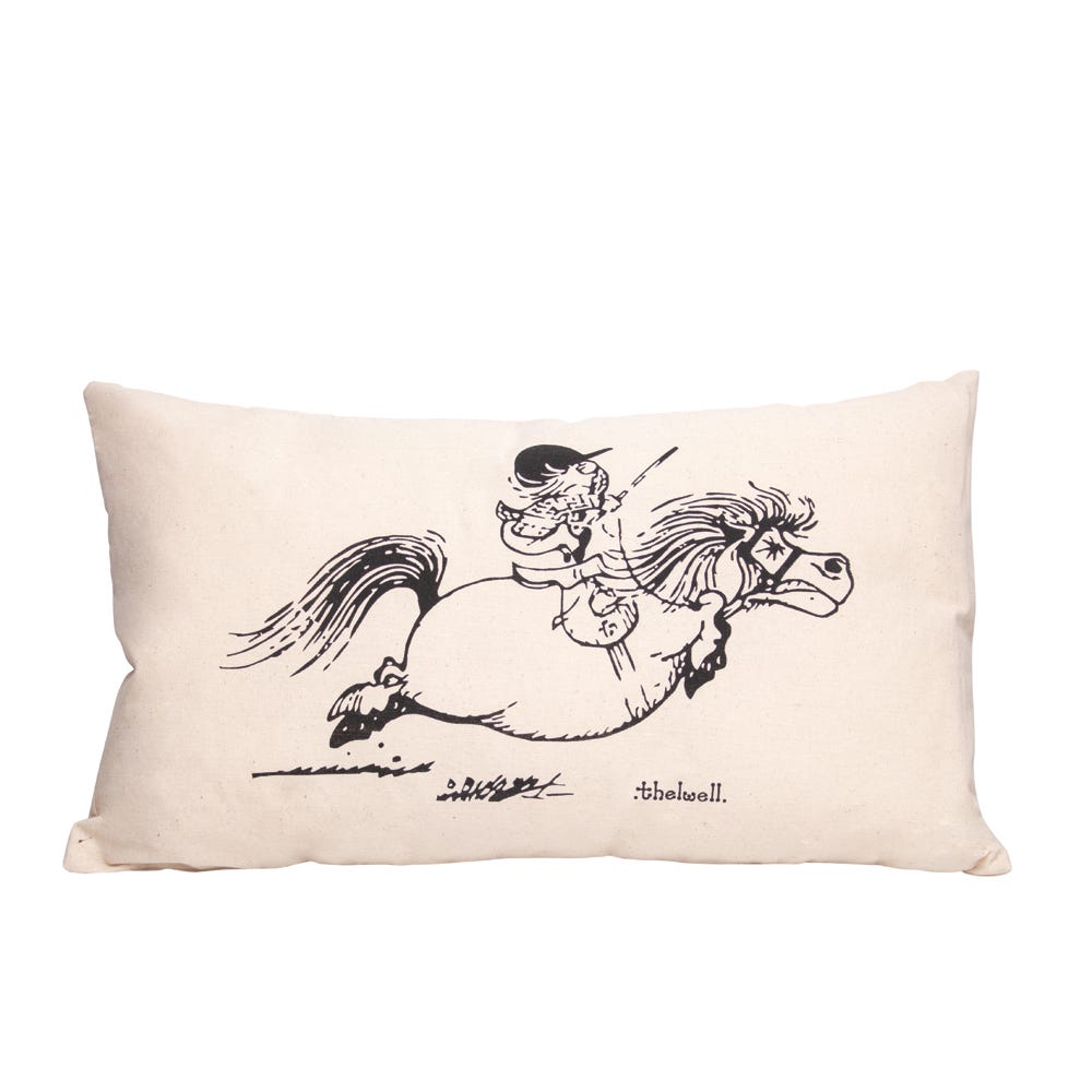 Hy Equestrian Thelwell Collection Don&#039;t Look Cushion image 1