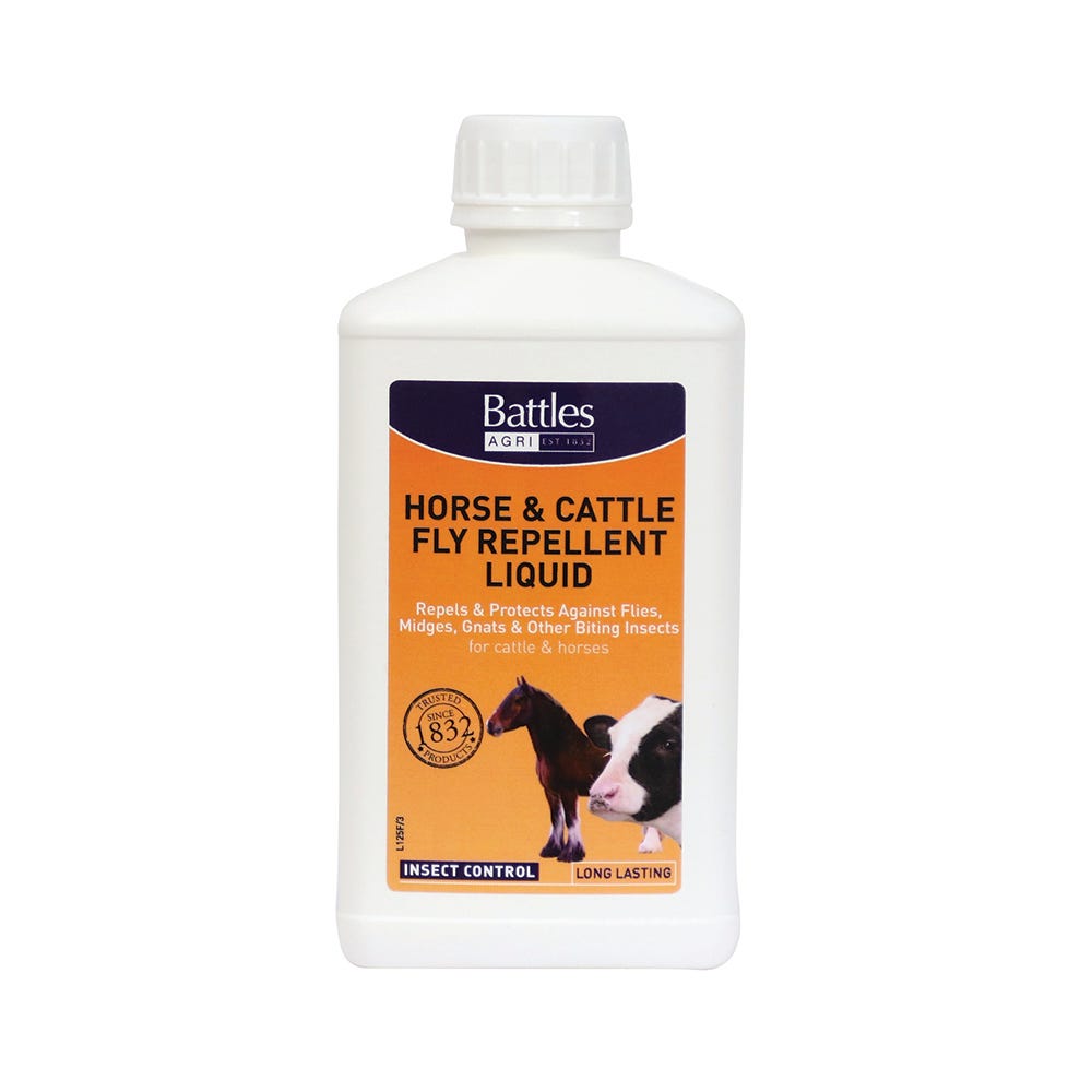 Battles Horse &amp; Cattle Fly Repellent Liquid image 1