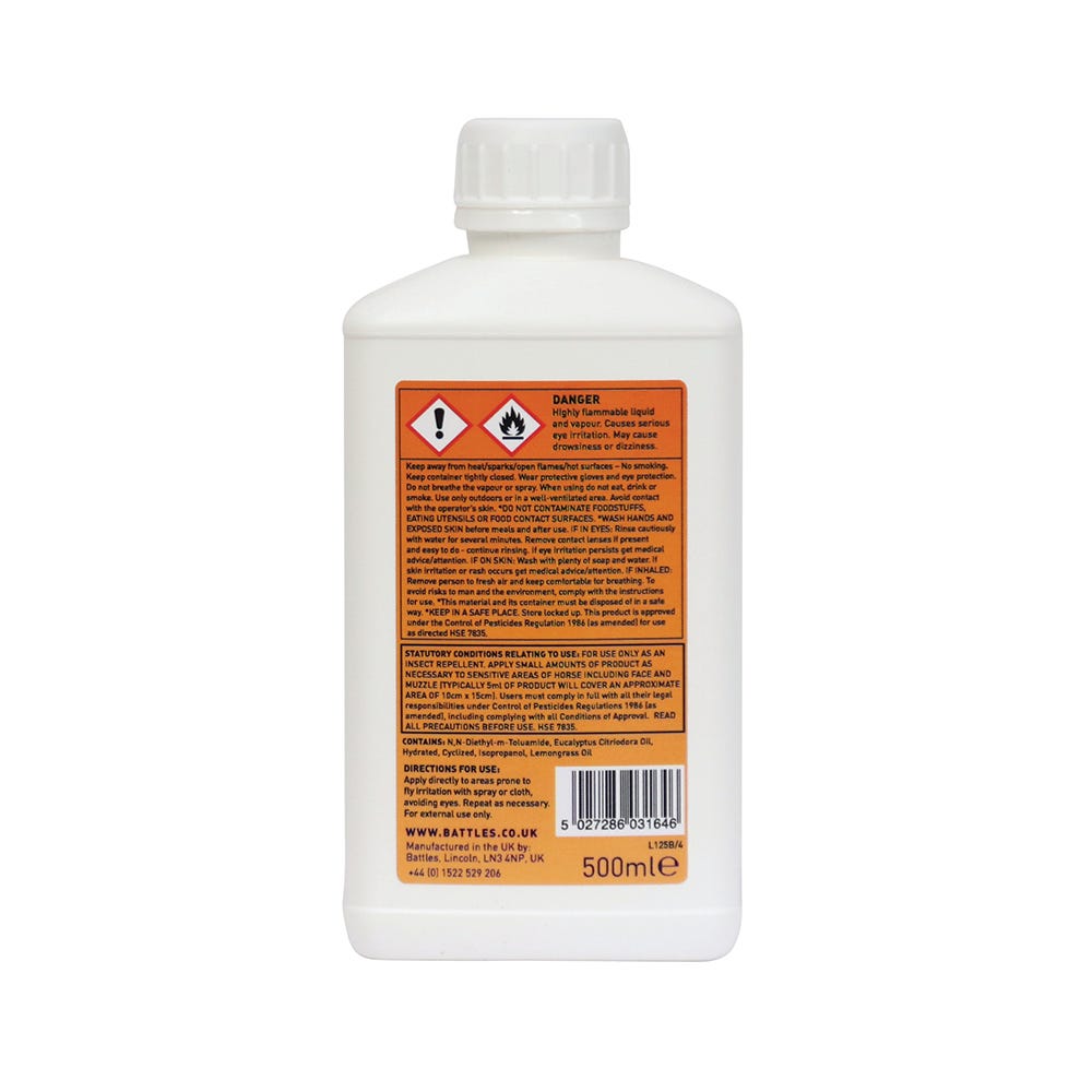 Battles Horse &amp; Cattle Fly Repellent Liquid image 3